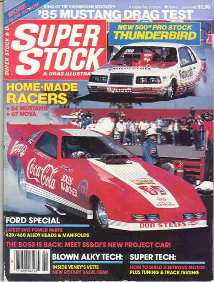 Super Stock & Dragster Illustrated - June 1985
