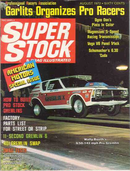 Super Stock & Dragster Illustrated - August 1972