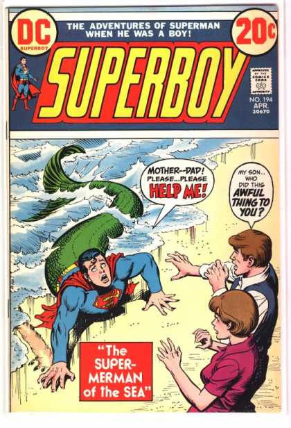 Superboy 194 - Mermaid - Merman - Nick Cardy