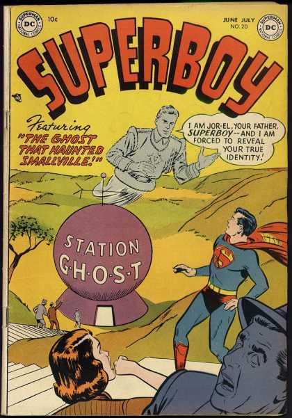 Superboy 20 - Ghost - Jor-el - Station - Smallville - Superman - Kevin Maguire, Tom Grummett