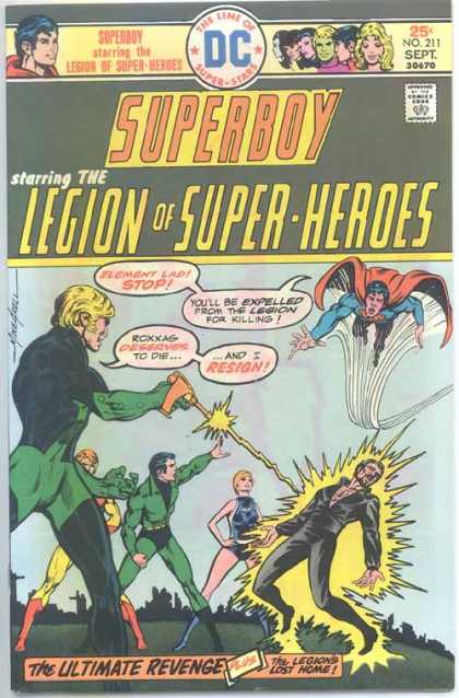 Superboy - Legion of Super-Heroes - Element Lad - Roxxas - Mike Grell