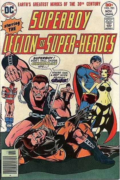 Superboy - Legion of Super-Heroes - Grimbor - Charma - Superman - Dc Comics - Legion Of Super Heros - Mike Grell