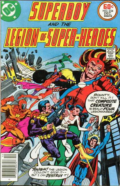 Superboy - Legion of Super-Heroes - Superman - Gun - Mike Grell