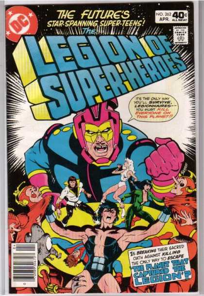 Superboy - Legion of Super-Heroes - The Futures Star-spanning Super-teens - No 262 Apr - Kill Everyone On The Planet - Legionnaires - Chaos