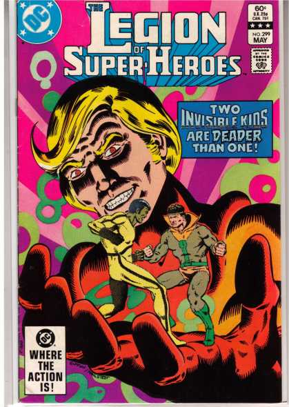 Superboy - Legion of Super-Heroes - Dc - May - Legion Of Superheroes - Two Invisible Kids - 60 Cents