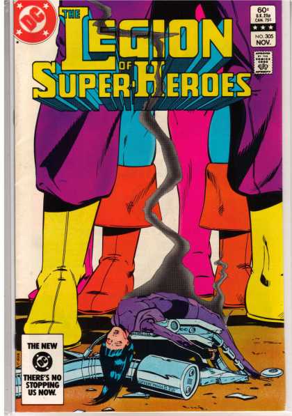 Superboy - Legion of Super-Heroes - Boots - Miniature - Doll-sized - Smoking - Rubble