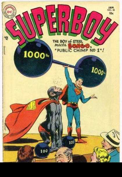 Superboy 38 - Barbell - Bongo - Curt Swan