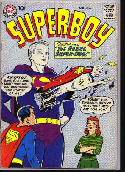 Superboy 64 - Krypto - Super-dog - Dog - Curt Swan, Tom Grummett