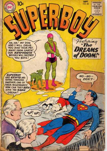 Superboy 83 - Krypto - Dog - Bed - Superman - Cartoon - Curt Swan, Pascal Ferry