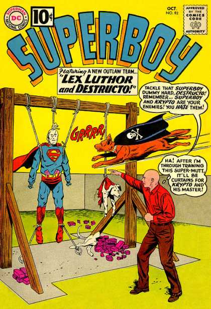 Superboy 92 - Lex Luthor - Destructo - Krypto - Dogs - Superman - Curt Swan, Pascal Ferry