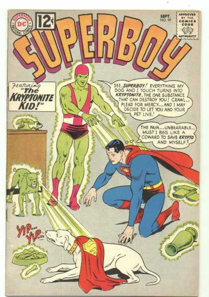Superboy 99 - Superman - Krypto - Dog - Kryptonite Kid - Kryptonite - Curt Swan, Humberto Ramos