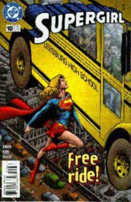 Supergirl 10 - Dc - Dc Comics - School Bus - Saving Bus - Super-girl - Phil Jimenez