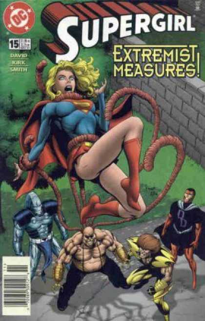 Supergirl 15 - Supergirl - Extremist Measures - Octopus Man - Brick Wall - Several Superheroes - Gary Frank