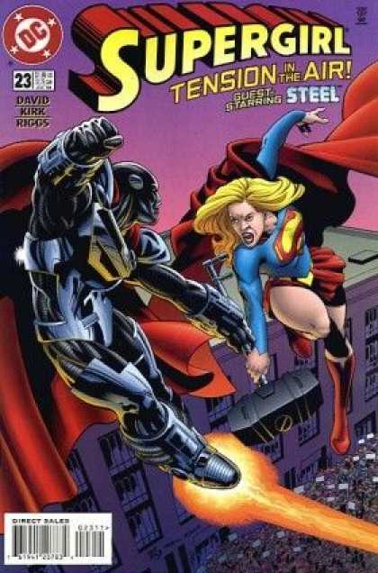 Supergirl 23 - Steel - David Kirk Riggs - 23 - Dc - Direct Sales - Leonard Kirk, Robin Riggs