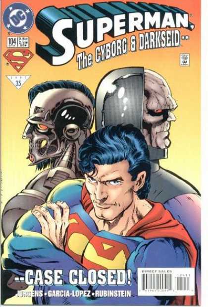 Superman (1987) 104 - Darkseid - Cyborg - Case Closed - Jurgens - Lopez - Dan Jurgens