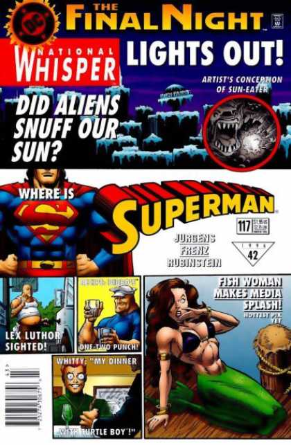 Superman (1987) 117 - Lex Luthor - Final Night - National Whisper - Media - Sun-eater - Josef Rubinstein
