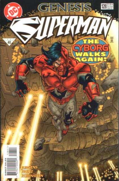 Superman (1987) 128 - Cyborg - Genesis - Dc - 128 - The Cyborg Walks