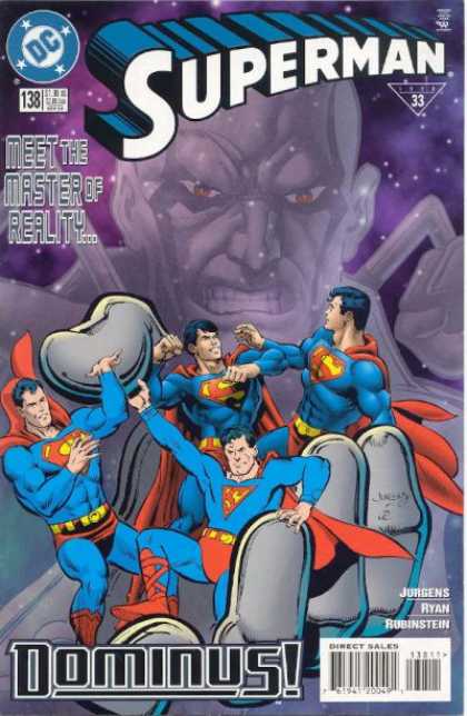 Superman (1987) 138 - Dominus - Hand - Jurgens - Meet The Master Of Reality - Ryan - Dan Jurgens