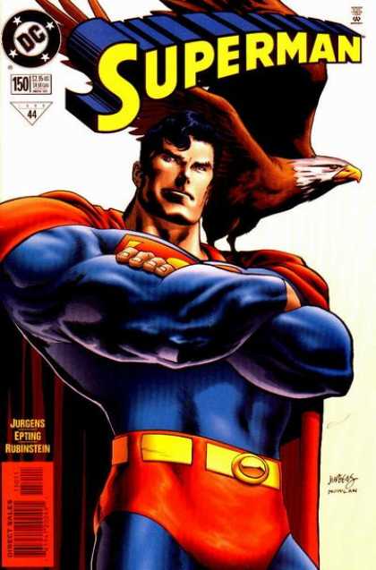 Superman (1987) 150 - Eagle - Superman 6 - Superman And The Killing Eagle - Superman Face A Tough Time - Will Superman Save The World - Dan Jurgens, Kevin Nowlan