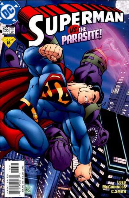 Superman (1987) 156 - Parasite - Punch - Ed McGuinness