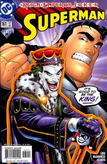 Superman (1987) 161 - Joker - Crown - King - Its Good To Be The King - Gold Ring