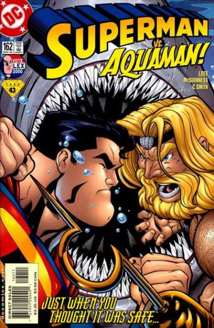 Superman (1987) 162 - Aquaman - Shark - Beard - C Smith - Hook - Ed McGuinness