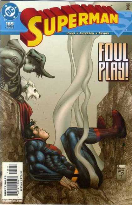 Superman (1987) 185 - Dog - Boy - Foul Play - Smoke - Crater - Pascal Ferry