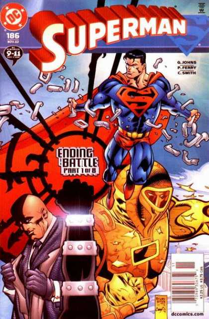 Superman (1987) 186 - Lex Luthor - Ending Battle - Chain - Ending Battle Par1 Of 8 - Dc - Pascal Ferry