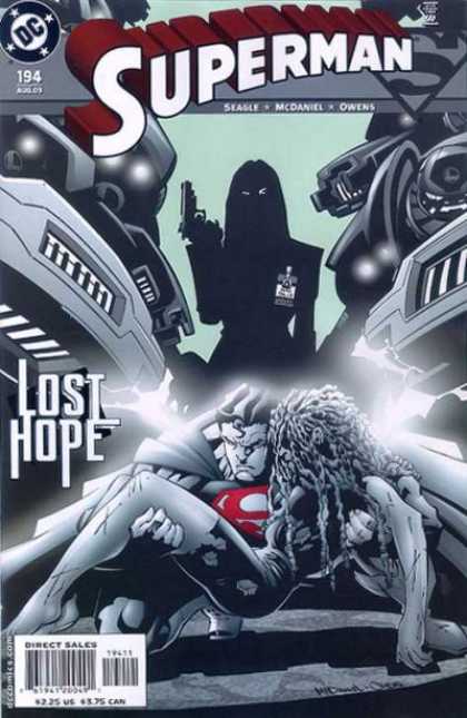 Superman (1987) 194 - Lost Hope - Gun - Evil - Mcdaniel - Wrecked
