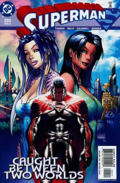 Superman (1987) 202 - Turner - Kelly - Dc Comics - Caldwell - Gorden - Michael Turner