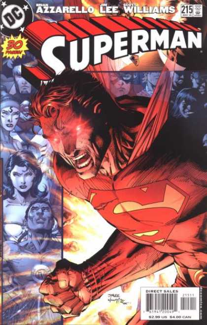 Superman (1987) 215 - Red - Jim Lee