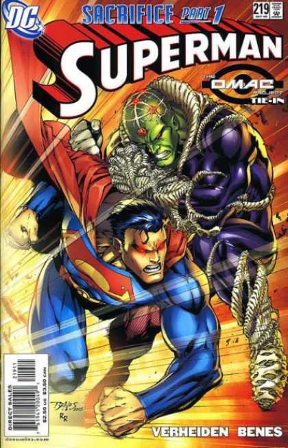 Superman (1987) 219 - Sacrifice - Omac - Verheiden - Benes - Ed Benes, Rod Reis