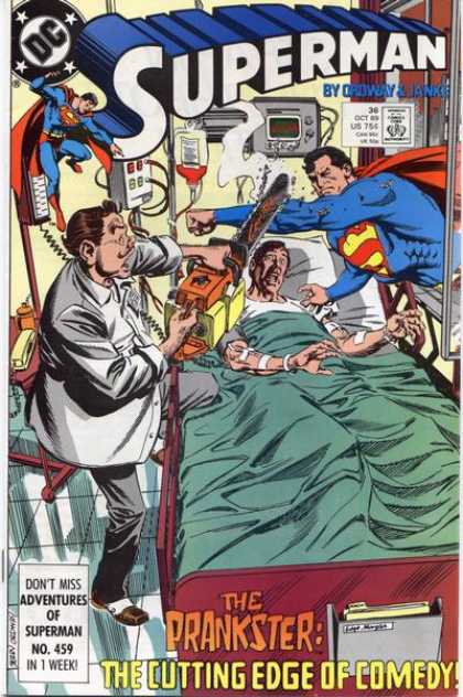 Superman (1987) 36 - Hospital - Superman - The Prankster - The Cutting Edge Of Comedy - Number 459 - Jerry Ordway