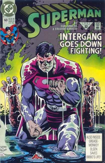 Superman (1987) 60 - Intergang Goes Down Fighting - Superman - Olsen - Dan Jurgens - Liquid - Dan Jurgens