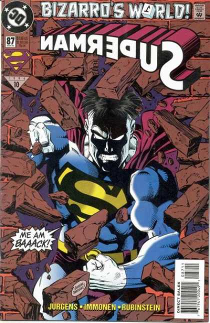 Superman (1987) 87 - Bizarro - Bricks - Jurgens - Immonen - Rubinstein - Dan Jurgens