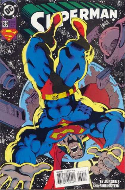 Superman (1987) 89 - Space - Jurgens - Rubinstein - Monster - Earth - Dan Jurgens, Josef Rubinstein