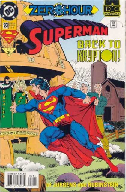 Superman (1987) 93 - Zero Hour - Back To Krypton - Dan Jurgens - Joe Rubinstein - Martha Kent - Dan Jurgens, Josef Rubinstein