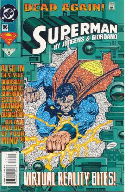 Superman (1987) 96 - Virtual Reality - Batman - Doomsday - Supergirl - Superboy - Dan Jurgens