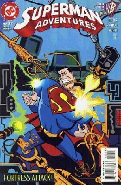 Superman Adventures 22 - Dc - Fortress Attack - No 22 - Wb - Kids - Terry Austin