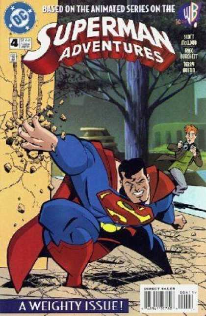 Superman Adventures 4 - Dc - Wb - Superhero - A Weighty Issue - Based On The Animated Series - Terry Austin