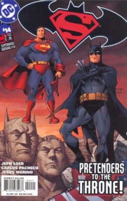 Superman/ Batman 14 - Superman - Batman - Superman And Batman Work Together - The Presidents In Stone - Saving History