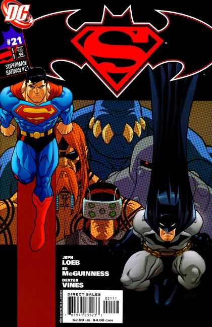Superman/ Batman 21 - Dc - Superhero - Combined Logos - Jeph Loeb - Dexter Vines