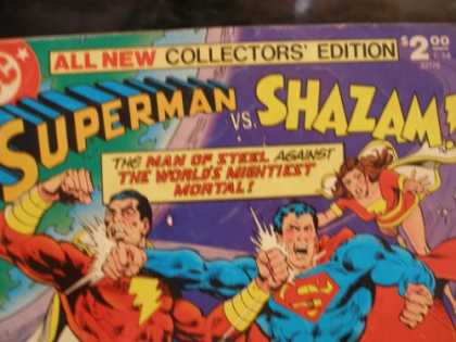 Superman Books - SUPERMAN VS. SHAZAM! ALL NEW COLLECTOR'S EDITION (HUGE COMIC BOOK)