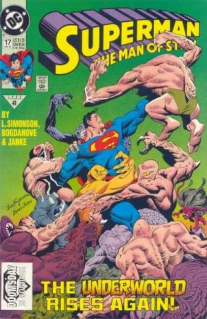 Superman Books - Superman the Man of Steel #17 - 1st appearance of Doomsday (Superman: The Man of
