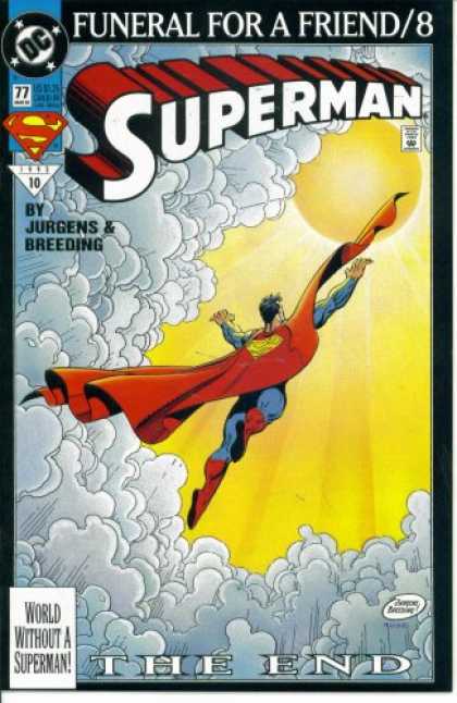 Superman Books - Superman #77 : The End (Funeral For a Friend - DC Comics)