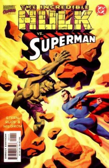 Superman Books - Incredible Hulk vs Superman 1st Print #7249 Prestige Format