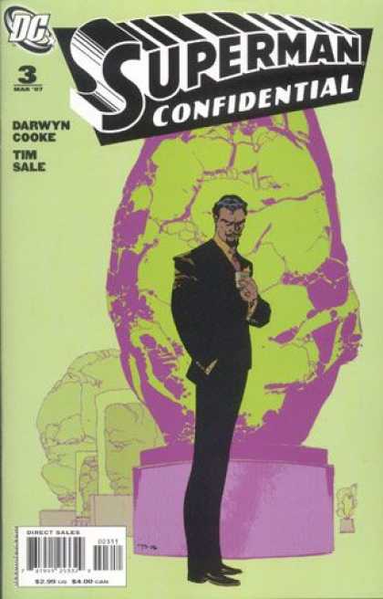 Superman Confidential 3 - Darwyn Cooke - Time Sale - Man In Suit - Dc Comics - Large Rock - Tim Sale
