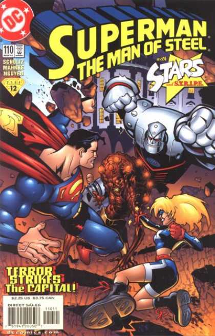 Superman: Man of Steel 110 - Terror Strikes The Capital - Stars And Stripe - Schultz - Mahnke - Nguyen