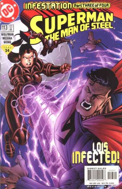 Superman: Man of Steel 113 - Infestation Part Three Of Four - Lois Infected - Wolfman - Medina - Wong