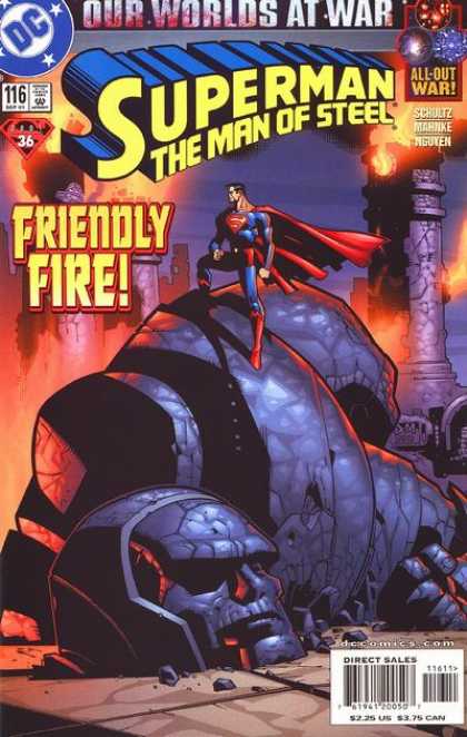 Superman: Man of Steel 116 - Dc - 116 - Friendly Fire - 36 - Our Worlds At War